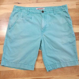 Arizona Jean Co Teal Mens Shorts Size 34 Waist Excellent